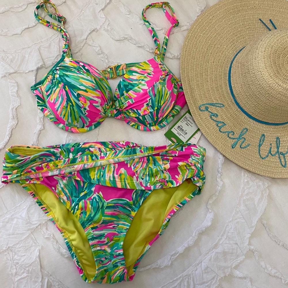 Lilly Pulitzer Shady Lady Bikini Size 6.